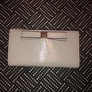 Kate Spade matte gray wallet